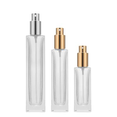 China Personal Care 5Ml 10Ml 18Mm 30Ml 30ml 50Ml 100Ml Small Perfume Refillable Refill Set Empty Cosmetic Perfume Glass Bottles With Spray Pump for sale