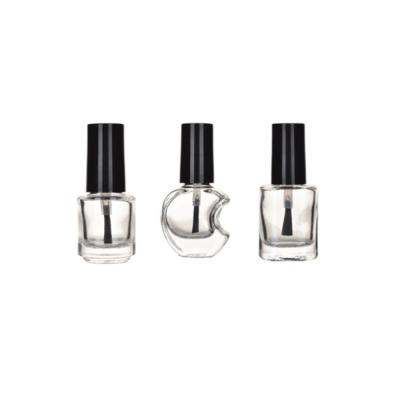 China Personal Care Custom Mini 2Ml 5Ml 8Ml 10Ml 12Ml 15Ml 15ml 17Ml 20Ml Square Empty Clear Transparent Round Glass Nail Polish Bottle With Brush for sale