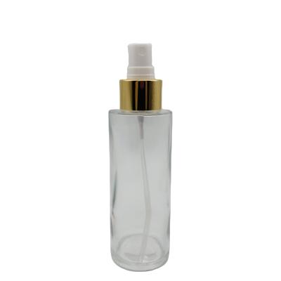 China Fancy Personal Care Face Skin Care Toner Pump Spray Glass Bottle Packaging 100Ml for sale