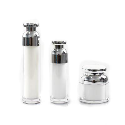 China Personal Care Cosmetic Packaging Set 15Ml 15ml 30Ml 30ml 50Ml 100Ml 30G 50G Acrylic Skin Care Lotion Bottle And Jar for sale