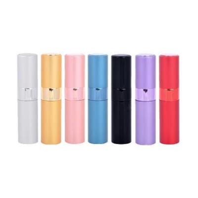 China Personal Care 5Ml Refillable Aluminum Perfume Aluminum Fine Spray Mist Sprayer Atomizer Bottle Vials for sale