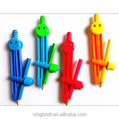 China Plastic Sets of Student Drawing Compasses for School for sale