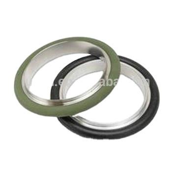 China High vacuum system centering ring with VILTON O-ring for sale