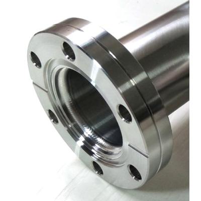 China Vacuum Fitting High Vacuum Flange And Components Sanitary Flat Face To Assemble Lap Ferrule Loose Bored Kf Cf ISO Socket Weld Neck Flange for sale