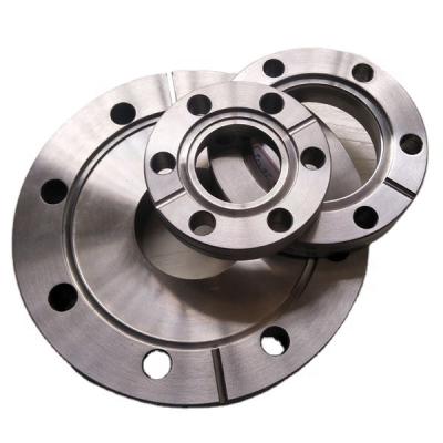 China Sanitary Vacuum Flange Fittings Vacuum Break Stainless Steel Flange 316LN ESR CF Root Conflet Bored Flange for sale