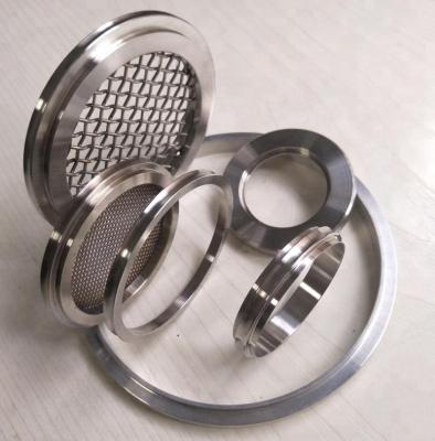 China Stainless Steel Ring Blanks Vacuum Bored Chemical Vacuum O Ring Centering Flange for sale