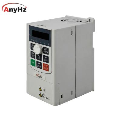 China Frequency Converter 3PH 380V 1.5kW Max Inverter 630Hz 85*170*135mm for sale