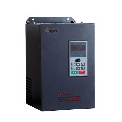 China 132kw direct control 380v three phase vfd variable frequency inverter for music fountain, conveyor, oil pump, machinery 830*590*560 for sale