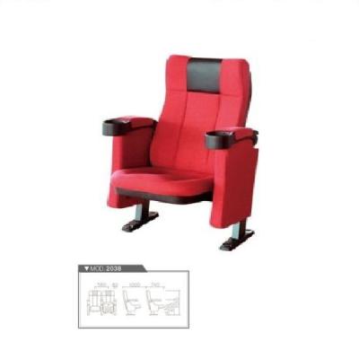 China HYSD-2038 Modern Cinema Furniture Modern Movie Theater Movie Chair Cinema Seat for sale