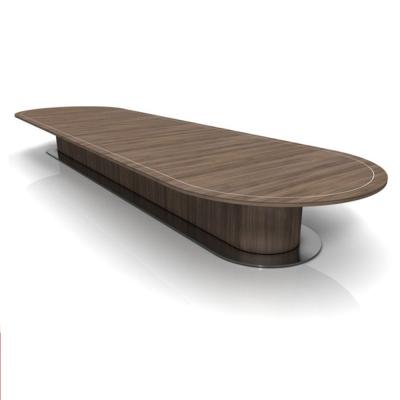 China Maintain.environmental Saving Design Reception Meeting Venue Table Modern Wood Oval Furniture Wooden Conference Tables for sale