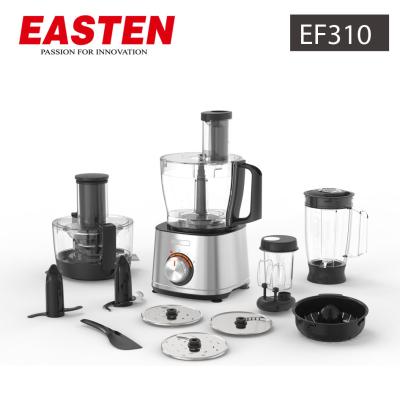 China Easten Food Processor With Juicer and Blender Jar/ 800W Food Processor EF310 Price for sale