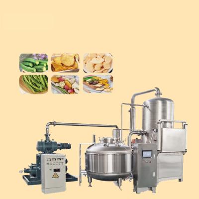 China Frying Snacks Automatic Low Temperature Vacuum Fried Tempura Chili Chips Fish Broccoli Chips Dehydration Vacuum Frying Machine for sale