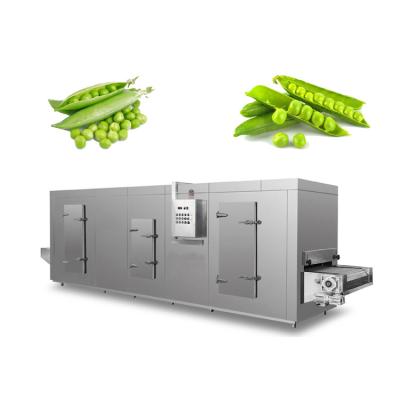 China source factory fruits and vegetables iqf freezing tunnel freezer machine for french fries for sale