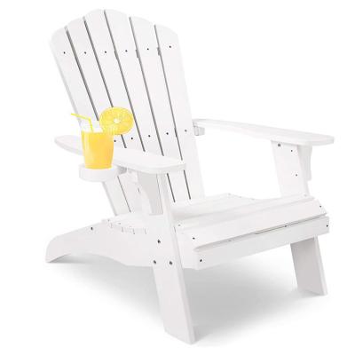 China Modern Professional Lawn Adirondack Chair Lawn Folding Armrest Patio Outdoor Waterproof Camping Chair for sale