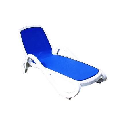 China Modern ABS Plastic Bracket Waterproof Mesh Backrest Outdoor Hotel Swimming Pool Lounger Beach Chair for sale