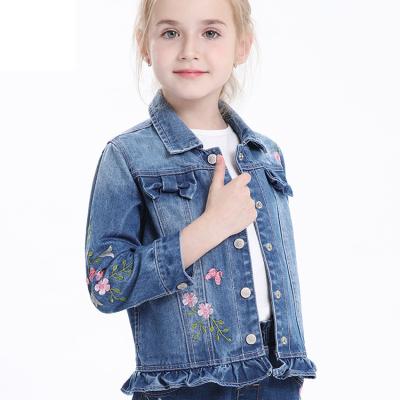 China Wholesale High Quality Anti-wrinkle 3-14 Years Designer Jeans Clothes Girls Teenage Coats for sale