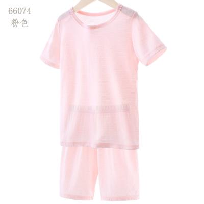 China Summer Breathable Custom Unisex Cartoon Cute Logo Sleepwear Organic Pajamas For Kids Children for sale