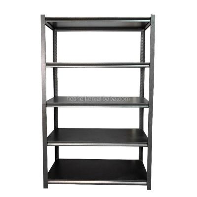 China Single Sided Multi Function Shelving Metal Boltless Storage Shelves Display Bookcase Steel Shelves for sale