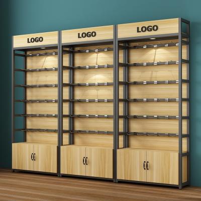 China Wholesale Supermarket Shelf Fashion Manufacturers Store Multi Storey Wooden Shelves for sale