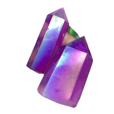 China Natural Stone Towers Crystal Aura Rose Quartz Points Healing Crystal Irregular Size Wholesale From China for sale