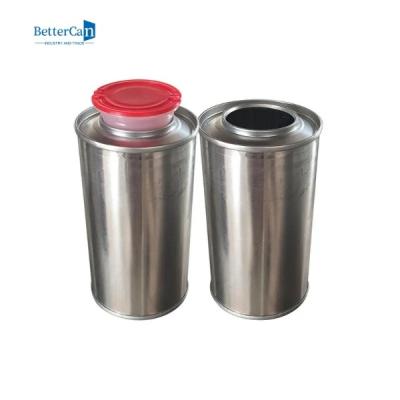 China O metal 250ml pinta Tin Containers para o pacote da indústria química à venda