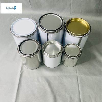 Cina 500ml Round Chemical 250ml Empty Paint Tins 0.23mm Thickness in vendita