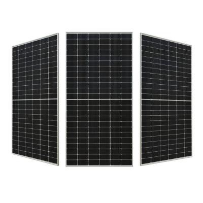 China Solar home system balcony paneles solares 450 wats 450 wats half cut roofing to ridge solar panel 144 cell system for garden for sale