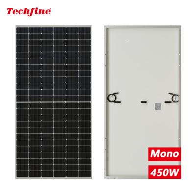 China High Efficiency Mono Mono Crystalline Solar Panel Black 48v 440w 450w 450 Watt 455w 460w oda Solar Panel Half Cell For Farm Apartments for sale