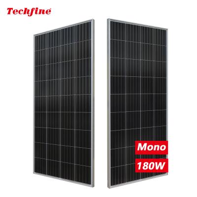 China Wholesale 180 watt 180w perc home mono crystalline solar panels system solar panel system for fan and TV light home camping for sale