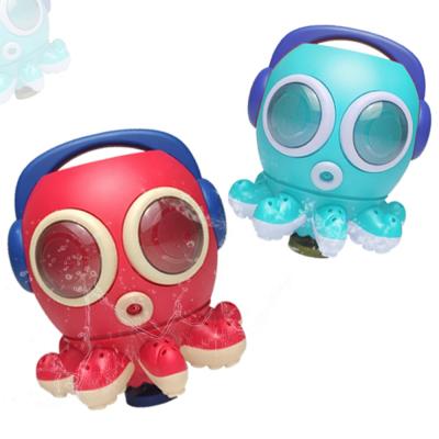 China Best Selling Interesting Amazon Summer Bathtub Shower Toys For Kids Octopus Induction Spray Water Bath Toy Baby Bath Toys for sale