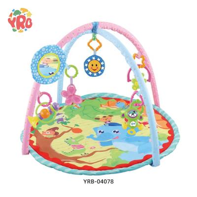 China Toy Multifunctional Musical Play Music Blanket With Toy Puppet Exercise Infant Fitness Crawling Mat for sale