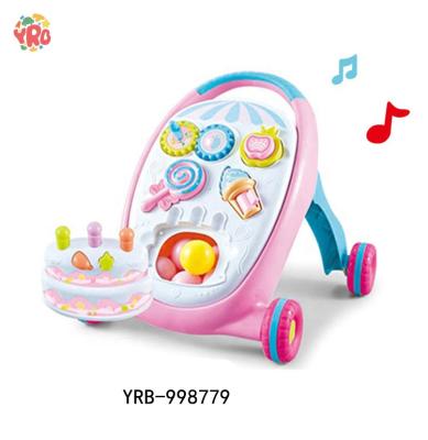 China Furniture Factory Supply Good Price Indoor Baby Walker With Light And Music Storage for sale