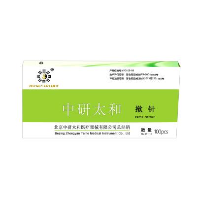 China Body Zhongyan Taihe Disposable Sterile Acupuncture Needle Press Ear Press Needles Ear Massage for sale