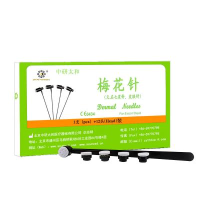 China Safety Zhongyan taihe 12 seven star plum blossom dermal needle for sale