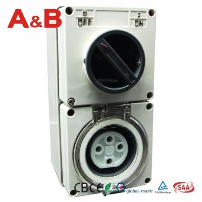 China Yueqing Round Terminal* 4 Industrial 3 Plug Switch%Australian Phase Switched Plug Noise% for sale