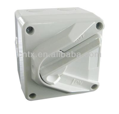 China Mini Waterproof Isolator Switch 1P 20A IP66 SAA ABMIS120 for sale