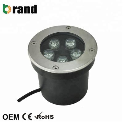 China Ac220v Garden Aluminum Housing 6w Recessed LED Inground Light Outdoor Lighting LED Underground Light for sale