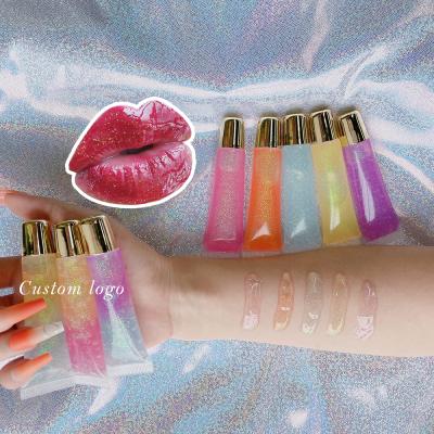 China Mini Private Label Gel Glitter OEM LOGO 122 Color Vendor Vegan Waterproof Shiny Liquid Lipstick Clean Lip Gloss for sale