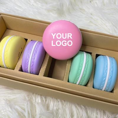 China Hydrate Wholesale 5 Color Macaron Moisturizing Privae Label Natural Organic Lip Balm Stick Customized Lip Balm With Box for sale