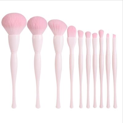 China Angular Blush 5pcs 7pcs 10pcs Travel Private Label Makeup Modern Pink Cosmetic Brush Set Profesional Brush Custom Makeup Brushes Makeup for sale