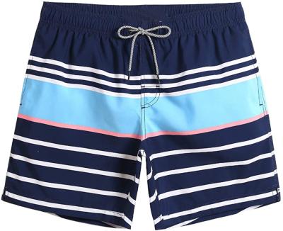 China 2021 New Summer Mesh Lining Quick Dry Men Swimwear Breathable Trending Shorts for sale