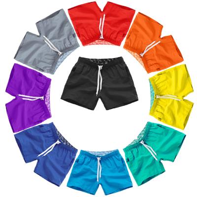 China High Quality Custom Logo Solid Color Men Swimwear Swimming Simple Quick Dry Shorts Breathable for sale