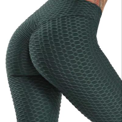 China Breathable Women's High Waist Yoga Pants Belly Control Slim Booty Gaiters Workout Butt Lift Running Tights for sale