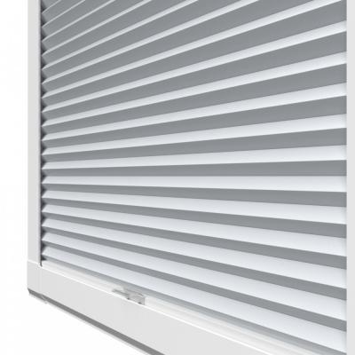 China Pleated Blinds Top Down Bottom Up Glass Door Pleated Easy Fix No Drilling Lace Window Persianas Plisadas Pleated Blinds for sale