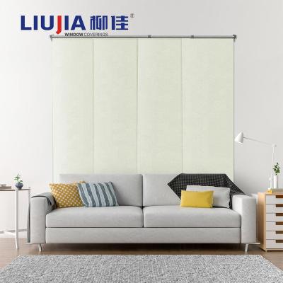 China High Quality Home Decorative Slat Panel Blinds For Window Sun Shade Divider Sliding Blind Panel Track Parts for sale