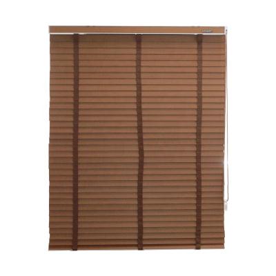 China Hotel Selling PVC Basswood Venetian Hot Wooden Slats Artificial Wooden Roller Venetian Desk Lampshades for sale