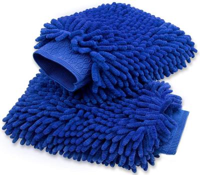 China Lightweight 53g Car Wash Mitt for Scratch-Free Microfiber Car Cleaning in Large Size for sale