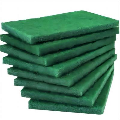 China Green Scrub Handled Sponge for Kitchen Cleaning Soft Sponge and Dish Washing Wire for sale