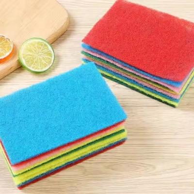 China Kitchen Dish Washing Wire W90 Scouring Pads Soft Sponge with Handle Water Absorption 250% 500% for sale