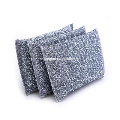 China DH-A2-7 Multifunction Silver Kitchen Cleaning Scrubber Sponge Scourer for Closet Space for sale